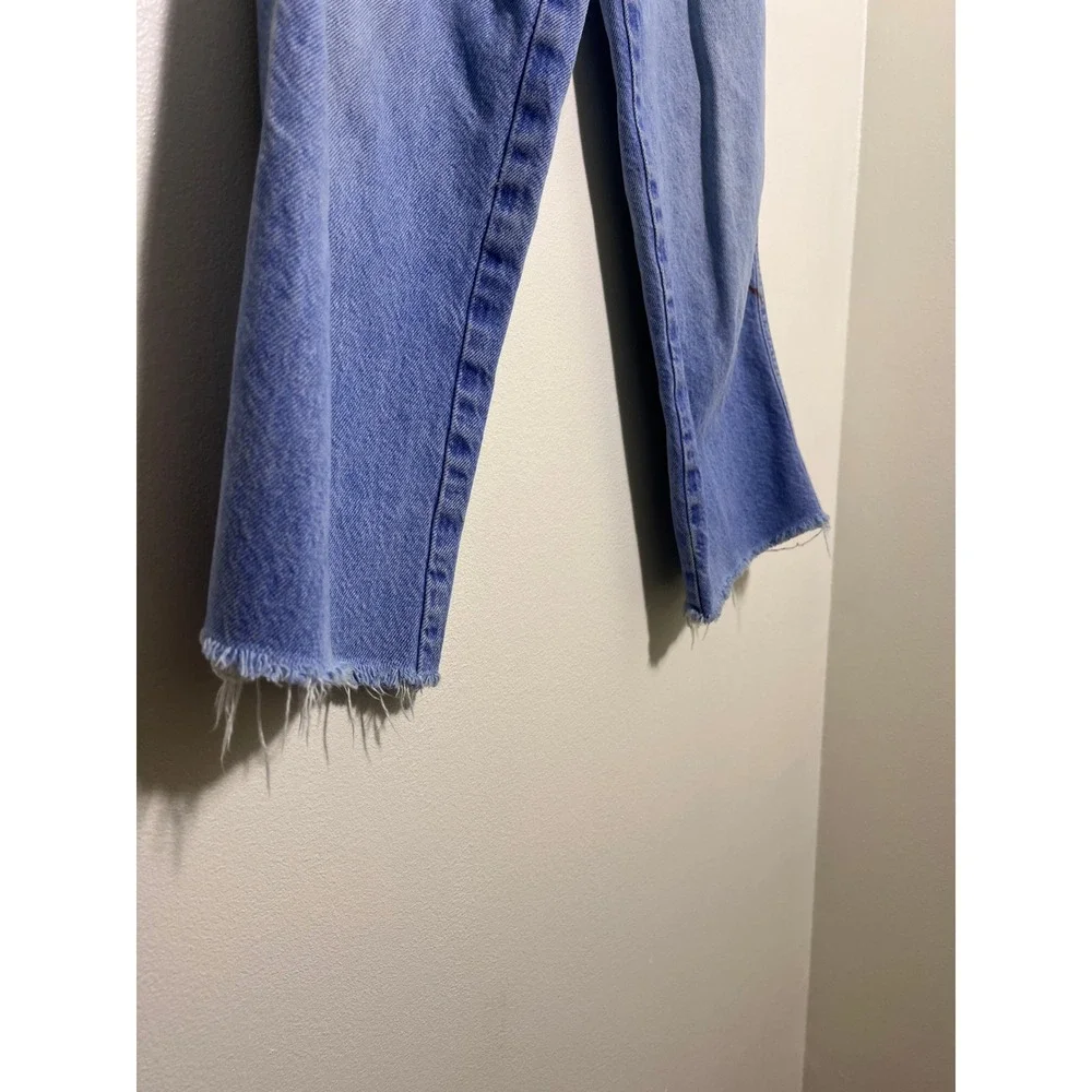 Vintage Rocky Mountain‎ Clothing Co High Waisted Pleated Western Jeans Raw Hem